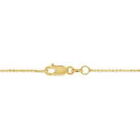 Brevani 10K Yellow Gold 0.39CTW Diamond Drop Necklace