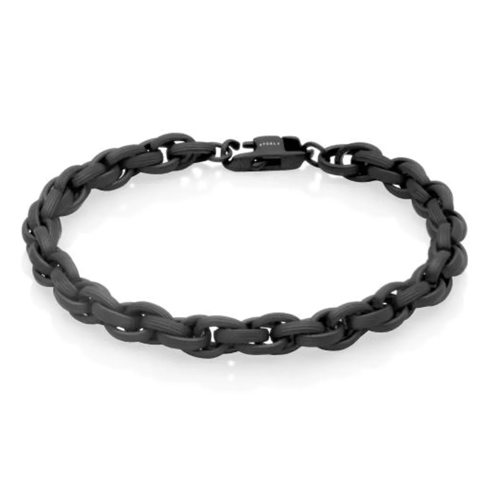 SteelX Stainless Steel Black Bracelet