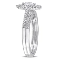 Julianna B 14K White Gold 0.49CTW Diamond Marquise Shaped Bridal Set