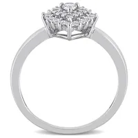 Julianna B 14K White Gold 0.48CTW Diamond Pear Shaped Bridal Ring