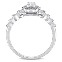 Julianna B 14K White Gold 0.32CTW Diamond Bridal Ring