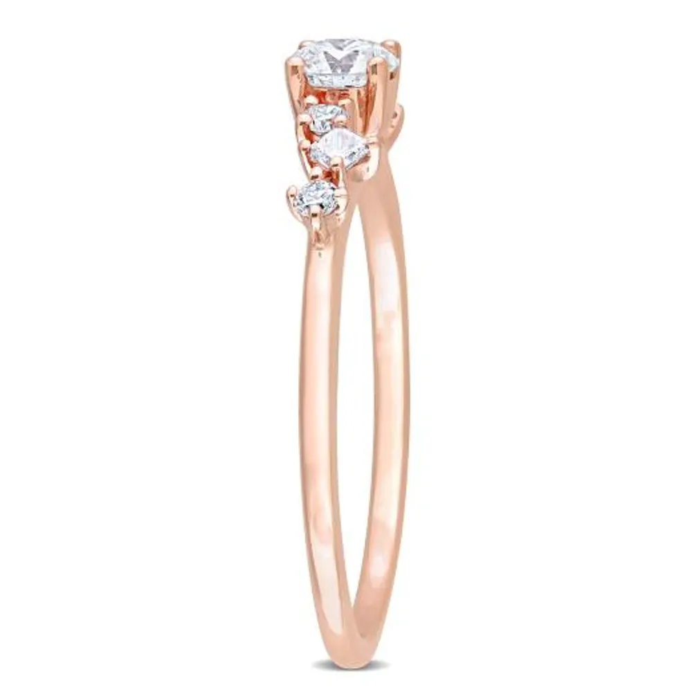 Julianna B 14K Rose Gold 0.48CTW Diamond Bridal Ring