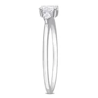 Julianna B 14K White Gold 0.49CTW Diamond Three-Stone Ring