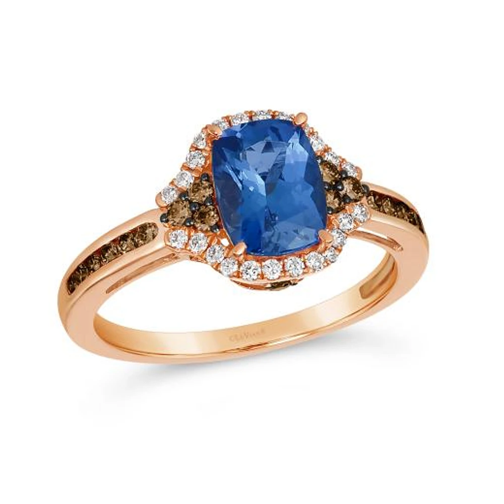 Le Vian 14K Strawberry Gold Tanzanite & 0.39CTW Diamond Ring