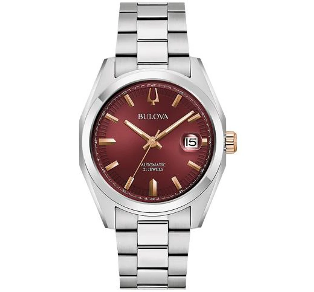 Bulova Men's Surveyor Red Automatic Watch