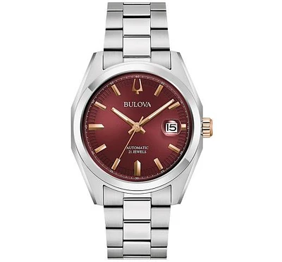 Bulova Men's Surveyor Red Automatic Watch