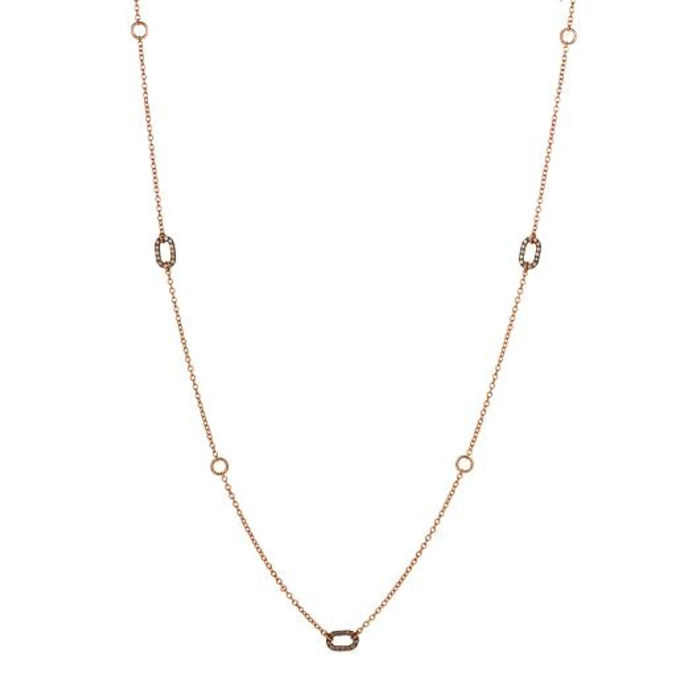 Le Vian 14K Strawberry Gold 1.27CTW Diamond Necklace