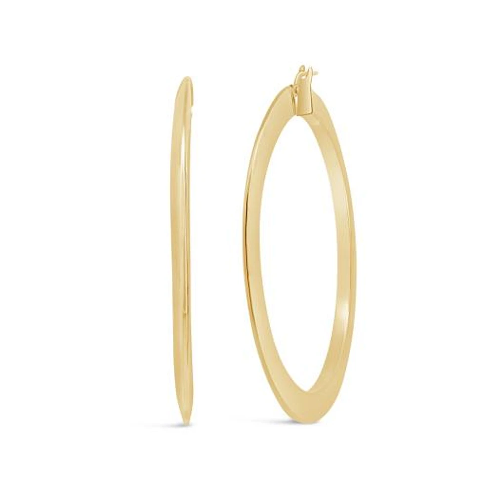 10K Gold Large Hoop Earring