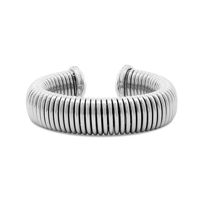 Sterling Silver Large Chunky Cuff Bracelet