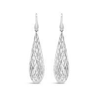 Sterling Silver Pear Drop Earrings