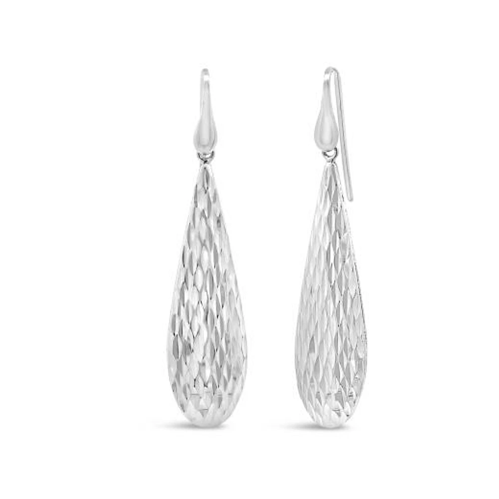 Sterling Silver Pear Drop Earrings