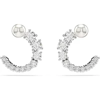 Swarovski Matrix Hoop Studs