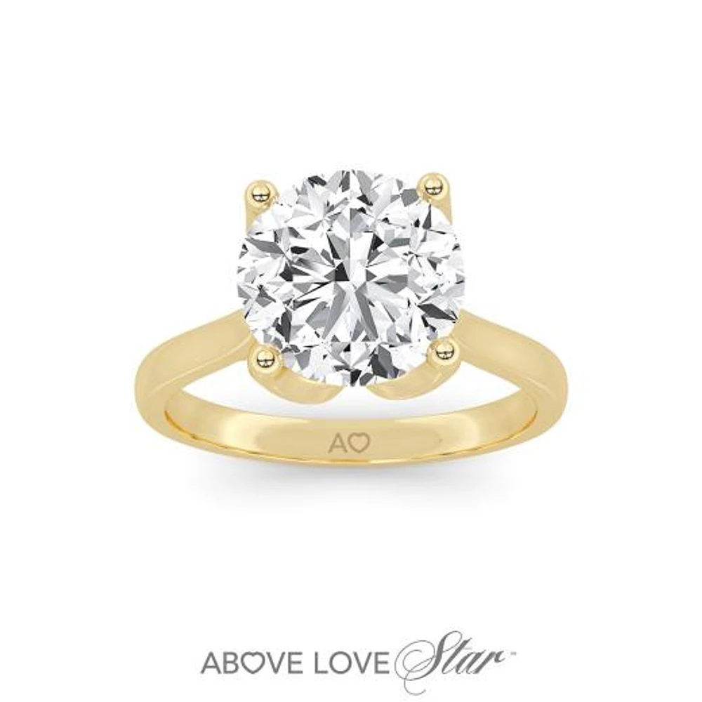 Above Love Lab Grown 2.30CTW Diamond Ring in 18K Yellow Gold