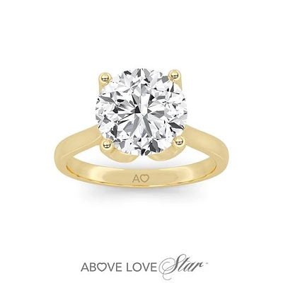 Above Love Lab Grown 2.30CTW Diamond Ring in 18K Yellow Gold