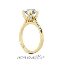 Above Love Lab Grown 2.30CTW Diamond Ring in 18K Yellow Gold