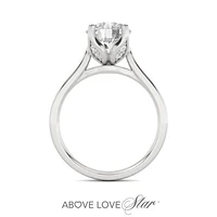 Above Love Lab Grown 1.75CTW Diamond Ring in 18K White Gold