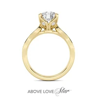 Above Love Lab Grown 2.00CTW Diamond Bridal Ring in 18K Yellow Gold