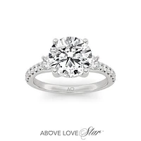 Above Love Lab Grown 2.70CTW Diamond Bridal Ring in 18K White Gold