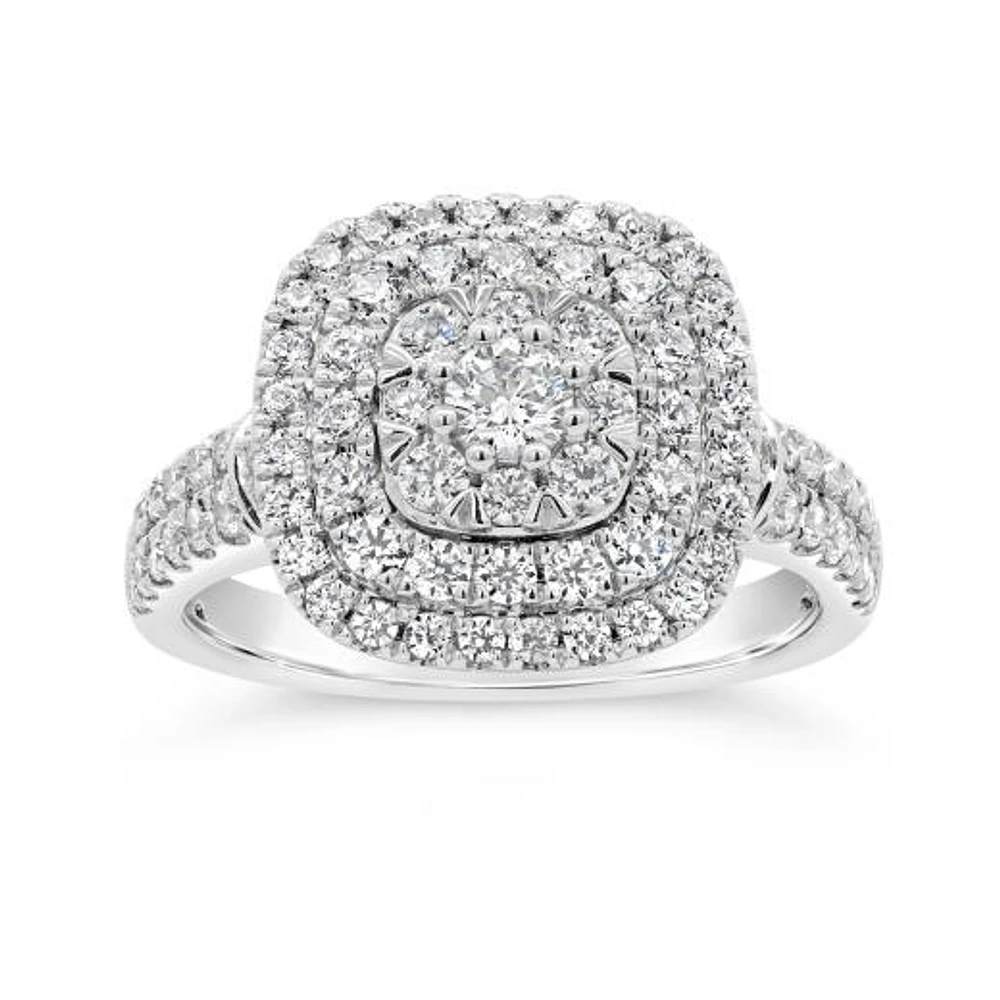 New Brilliance Lab Grown 1.29CTW Diamond Fashion Ring in 10K White Gold