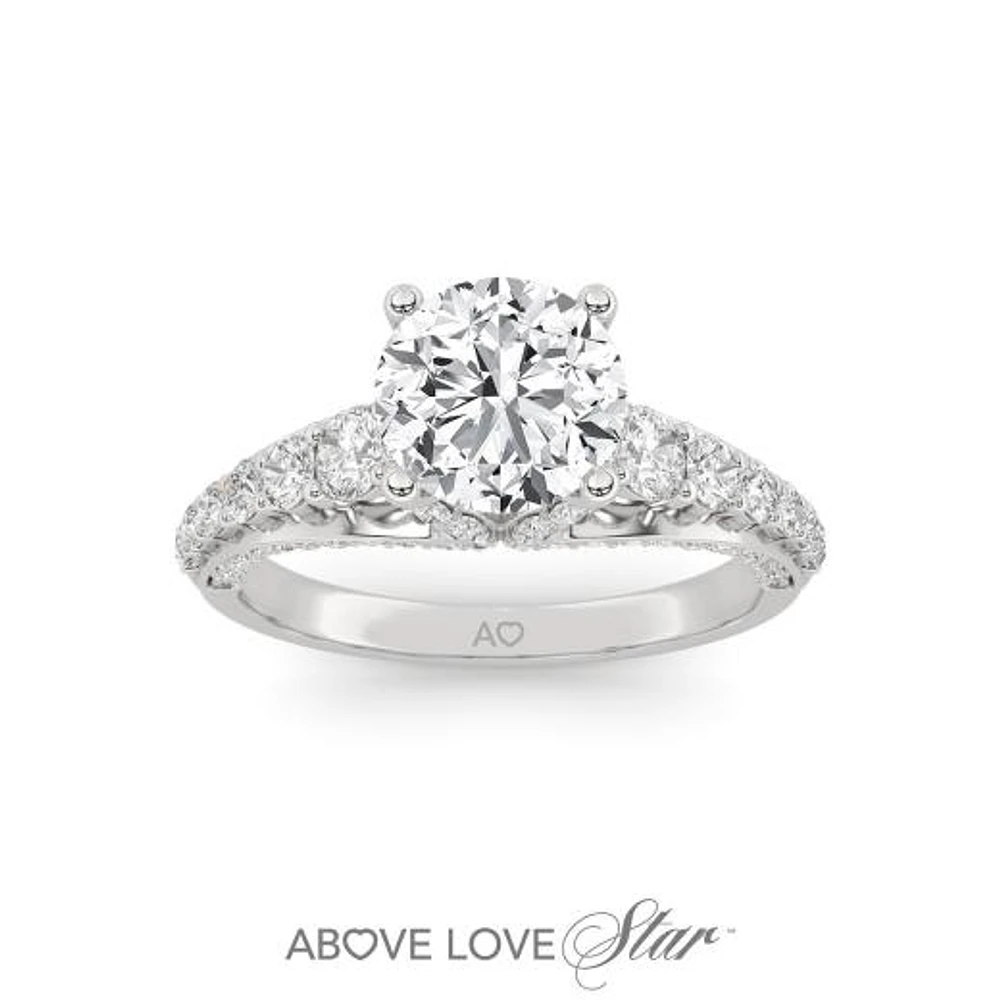 Above Love Lab Grown 2.00CTW Diamond Bridal Ring in 18K Gold