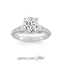 Above Love Lab Grown 2.00CTW Diamond Bridal Ring in 18K Gold