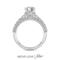 Above Love Lab Grown 2.00CTW Diamond Bridal Ring in 18K Gold