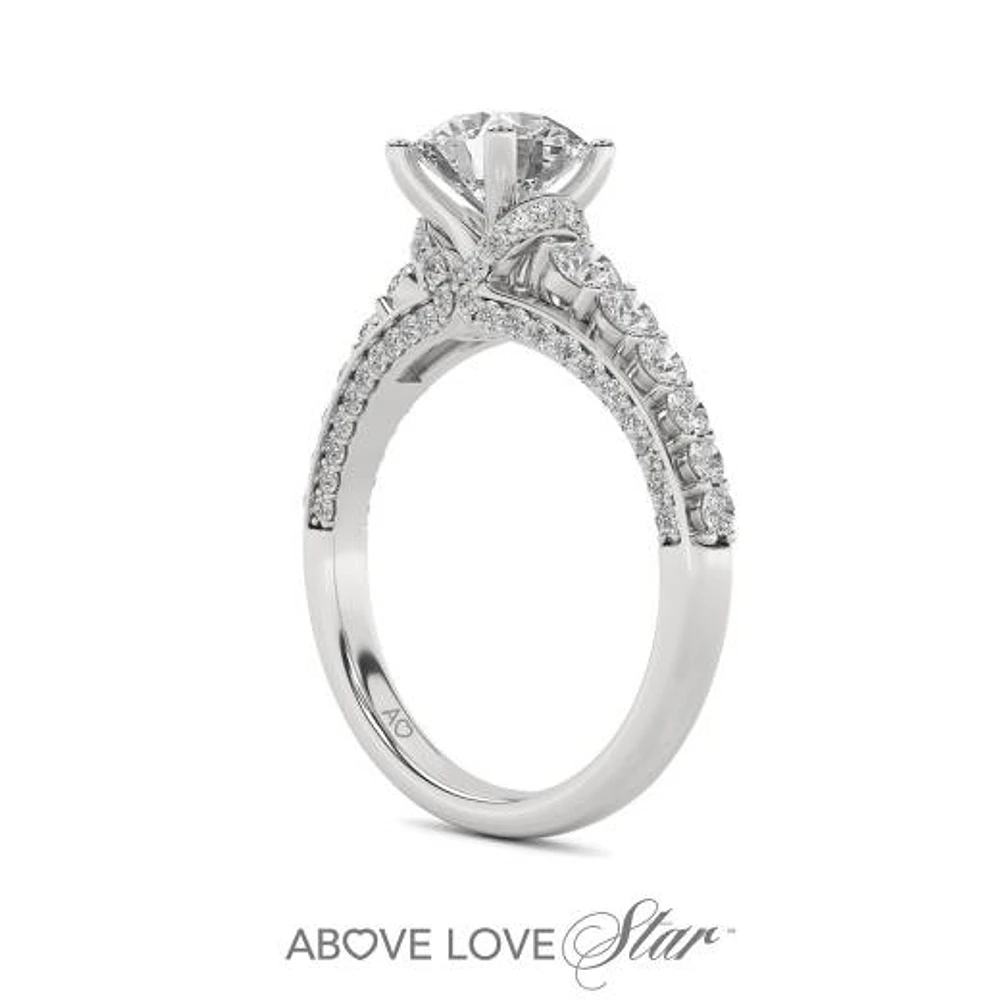 Above Love Lab Grown 2.00CTW Diamond Bridal Ring in 18K Gold