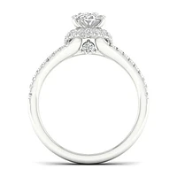 Jenny Packham Lab Grown 2.50CTW Diamond Bridal Ring in 18K White Gold