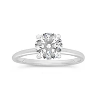 New Brilliance Lab Grown 1.58CTW Diamond Solitaire Ring in 14K White Gold