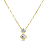 0.10CTW Diamond Pendant in 10K Yellow Gold