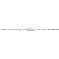 Blue & White Diamond Snowflake Pendant in Sterling Silver