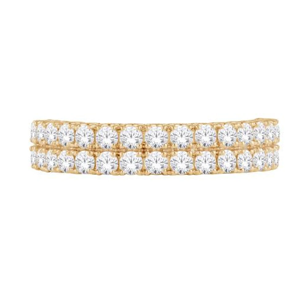 New Brilliance Lab Grown 1.00CTW Diamond Band in 10K Yellow Gold