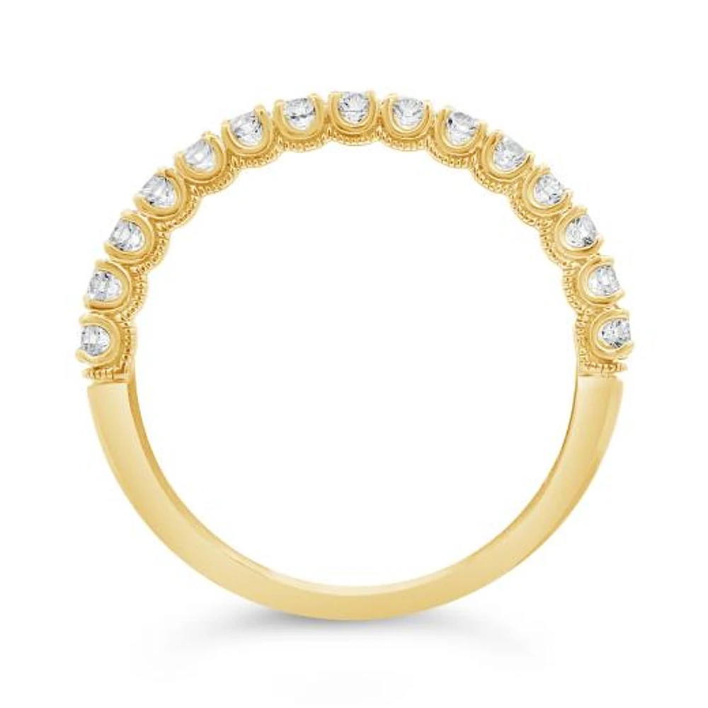 New Brilliance Lab Grown 1.00CTW Diamond Band in 10K Yellow Gold