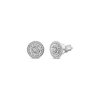 Bouquet 0.10CTW Diamond Stud Earrings in Sterling Silver