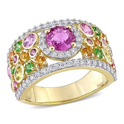 JULIANNA B 14K Yellow Gold Multi-Sapphire