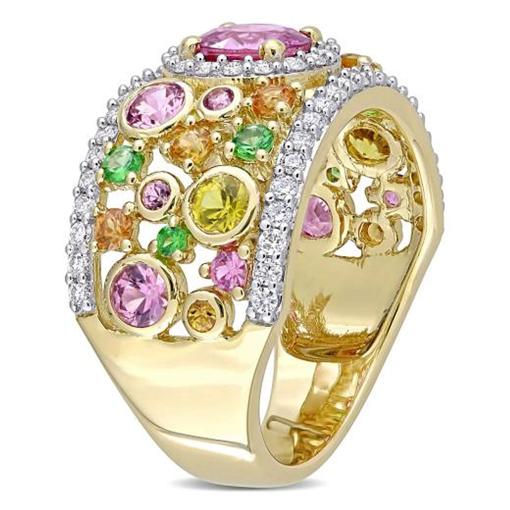 JULIANNA B 14K Yellow Gold Multi-Sapphire