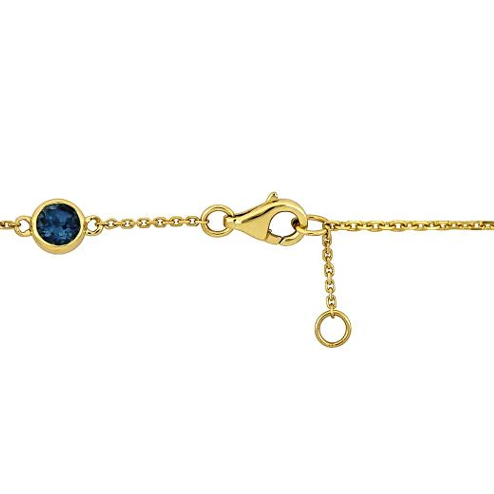 Julianna B 14K Yellow Gold Multi-Gemstone 7" Bracelet