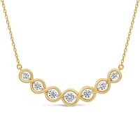 New Brilliance Lab Grown 0.45CTW Diamond Necklace in 10K Yellow Gold