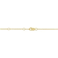 New Brilliance Lab Grown 0.45CTW Diamond Infinity Necklace in 10K Yellow Gold