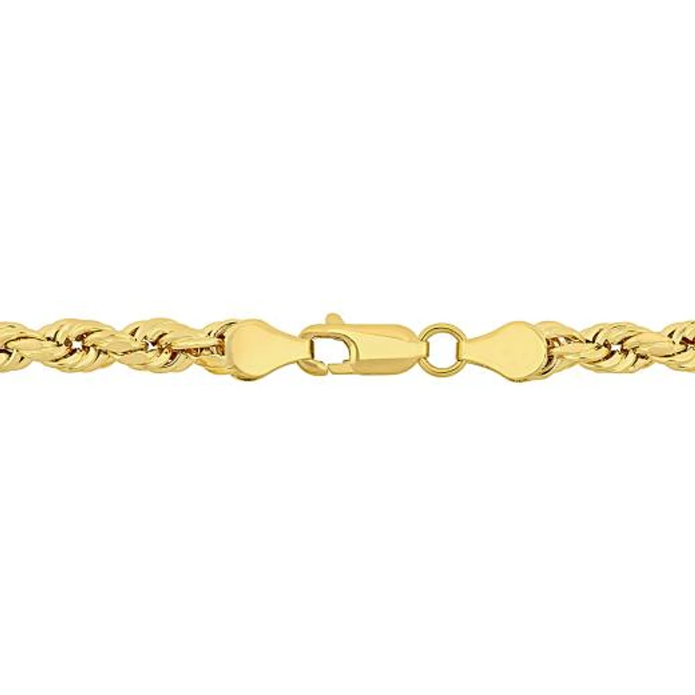 JULIANNA B 10K Yellow Gold 22" 5MM Rope Chain
