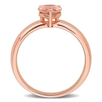 Julianna B 14K Rose Gold Pear Cut Morganite Ring