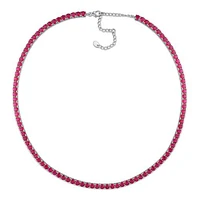 JULIANNA B Sterling Silver Created Ruby 17" Necklace