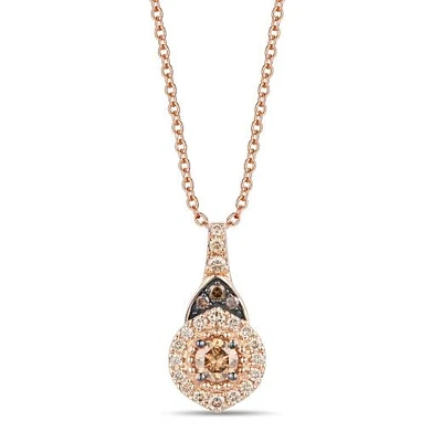 Le Vian 14K Strawberry Gold 0.44CTW Diamond Pendant