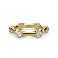 Lands Collection Modern Electrum Canadian 0.13CTW Diamond Fashion Ring