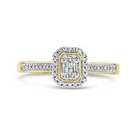 0.15CTW Diamond Promise Ring in 10K Yellow Gold