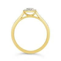 0.15CTW Diamond Promise Ring in 10K Yellow Gold