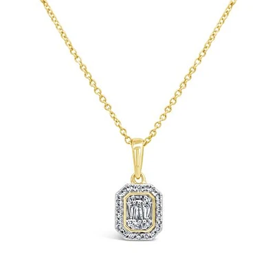 0.10CTW Diamond Fashion Pendant in 10K Yellow Gold