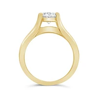 New Brilliance Lab Grown 2.00CTW Oval Cut Diamond Bridal Ring in 14K Yellow Gold