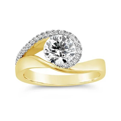 Charmed By Richard Calder Lab Grown 1.68CTW Diamond Ring in 14K Yellow Gold