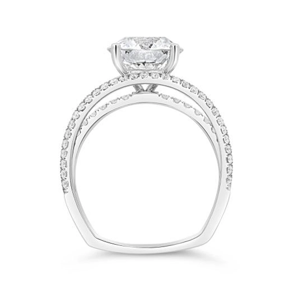 Charmed By Richard Calder Lab Grown 4.27CTW Diamond Ring in 14K White Gold